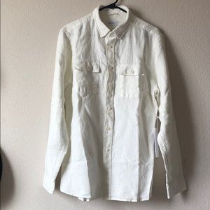 BRAND NEW Saturdays NYC Linen Shirt